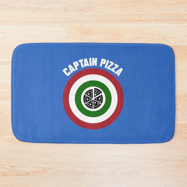 Item preview, Captain Pizza (Italian flag) logo + white text designed and sold by Dkrode.