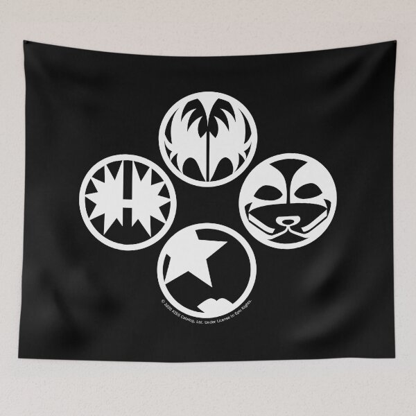 Item preview, KISS Band Members - Demon, Starchild, Catman, Spaceman  designed and sold by designminimal.
