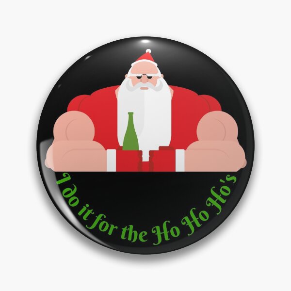Artikelvorschau, Ich mache es für den Text Ho Ho Ho's - Buff Santa - Green entworfen und verkauft von miTeless seDign.