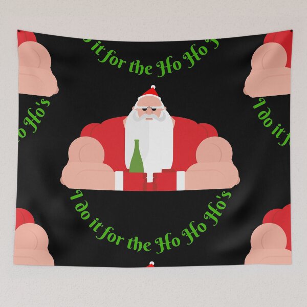 Artikelvorschau, Ich mache es für den Text Ho Ho Ho's - Buff Santa - Green entworfen und verkauft von miTeless seDign.