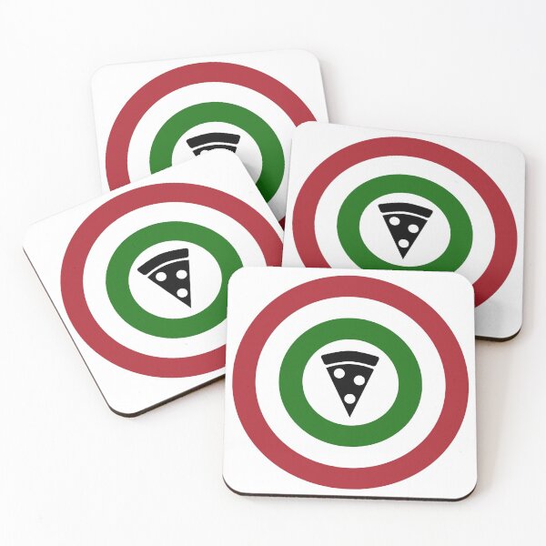 Item preview, Captain Pizza (Italian flag) logo designed and sold by Dkrode.