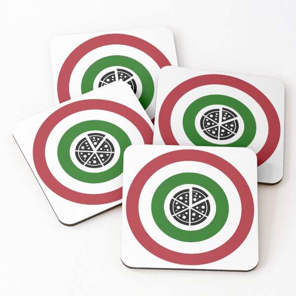 Item preview, Captain Pizza (Italian flag) logo designed and sold by Dkrode.