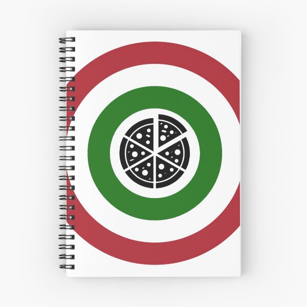 Item preview, Captain Pizza (Italian flag) logo designed and sold by Dkrode.
