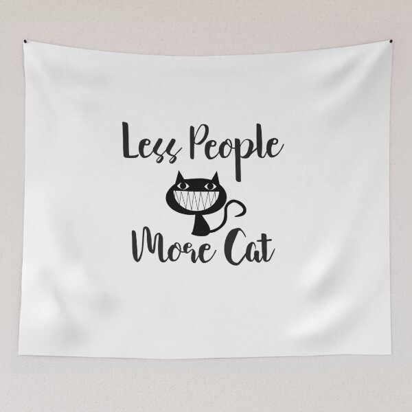 Item preview, less people more cat designed and sold by benkaza01.