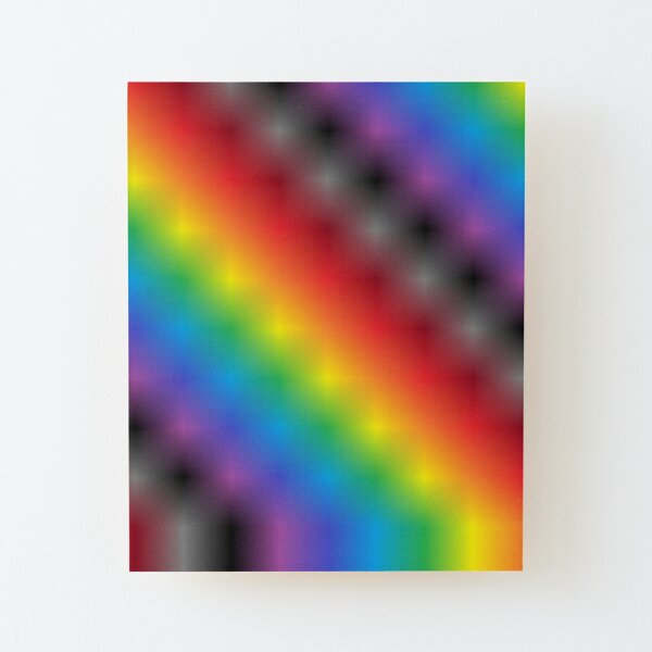 Colors, Color Gradient Wood Mounted Print