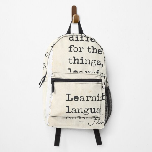 Item preview, Learning another language is not only learning different words…Flora Lewis designed and sold by Ariana Mila - Awesome quotes.