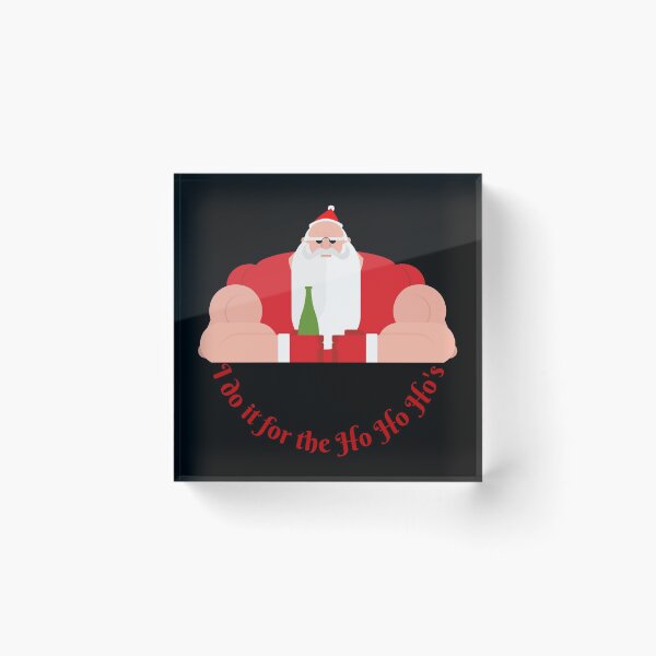 Artikelvorschau, Ich mache es für den Text Ho Ho Ho's - Buff Santa - Red entworfen und verkauft von miTeless seDign.