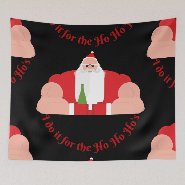 Artikelvorschau, Ich mache es für den Text Ho Ho Ho's - Buff Santa - Red entworfen und verkauft von miTeless seDign.
