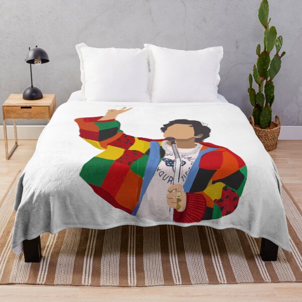 harry cardigan Throw Blanket