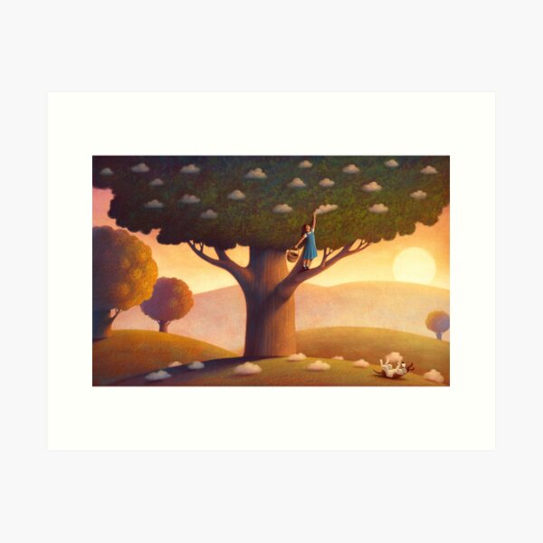 Taste the clouds Art Print