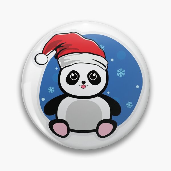 Item preview, Panda Santa Hat Merry Christmas  designed and sold by Soumita.