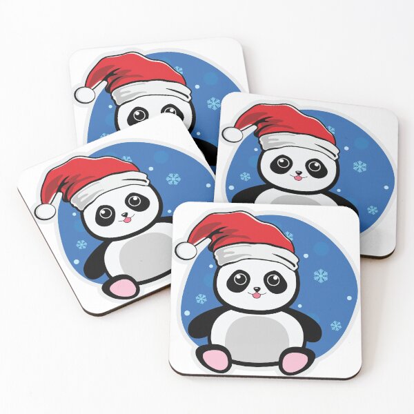 Item preview, Panda Santa Hat Merry Christmas  designed and sold by Soumita.