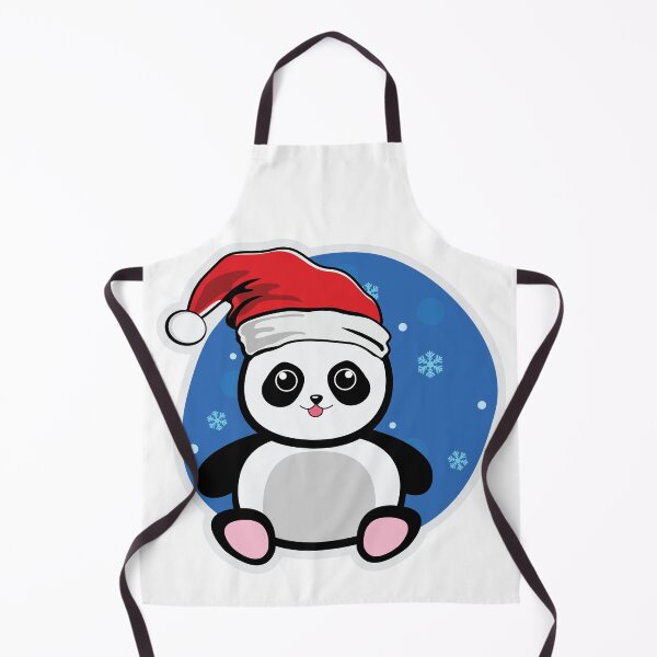 Item preview, Panda Santa Hat Merry Christmas designed and sold by Soumita.