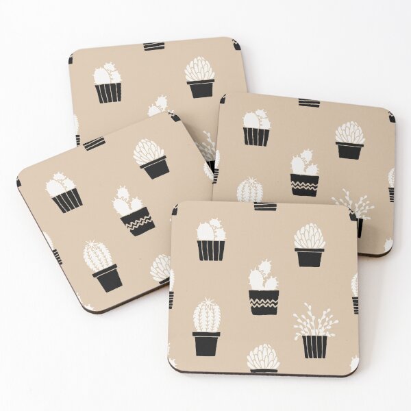 Item preview, Cream Cactus Pattern designed and sold by StylishTayla.