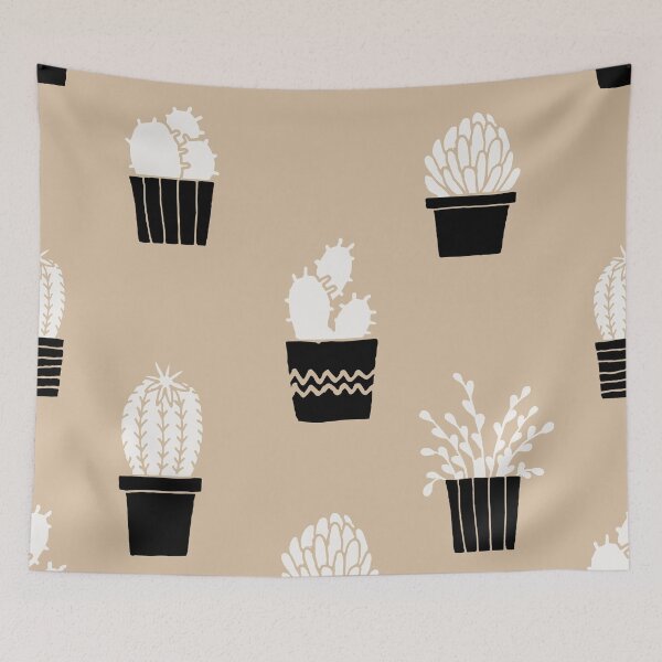 Item preview, Cream Cactus Pattern designed and sold by StylishTayla.