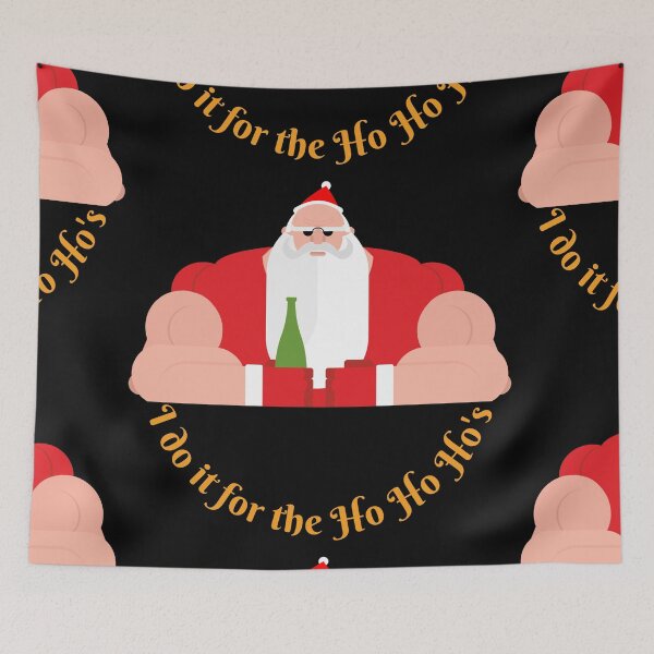 Artikelvorschau, Ich mache es für den Ho Ho Ho's - Buff Santa - Gold Text entworfen und verkauft von miTeless seDign.