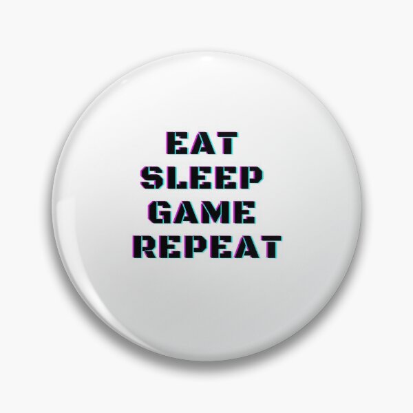 Item preview, Eat Sleep Game Repeat Funny Gaming Videogames designed and sold by Trankix.