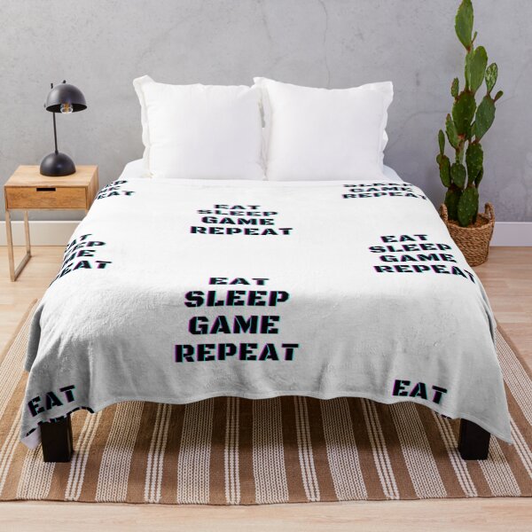 Item preview, Eat Sleep Game Repeat Funny Gaming Videogames designed and sold by Trankix.