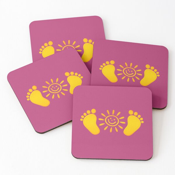 Item preview, Baby, baby feet, footprint with sun designed and sold by boom-art.