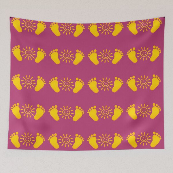 Item preview, Baby, baby feet, footprint with sun designed and sold by boom-art.
