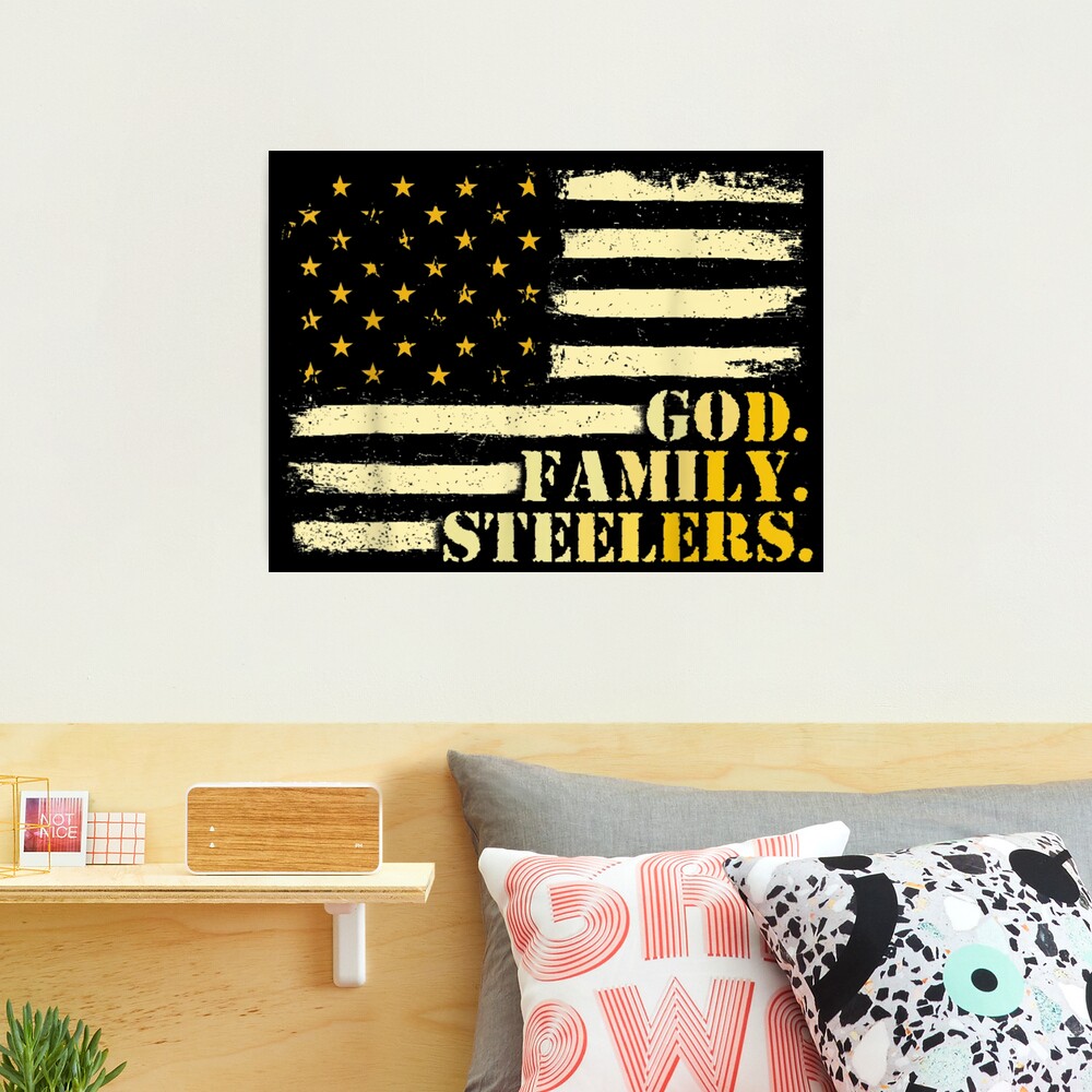 American Flag God Family Steeler Military Veteran' Men's Premium T-Shirt