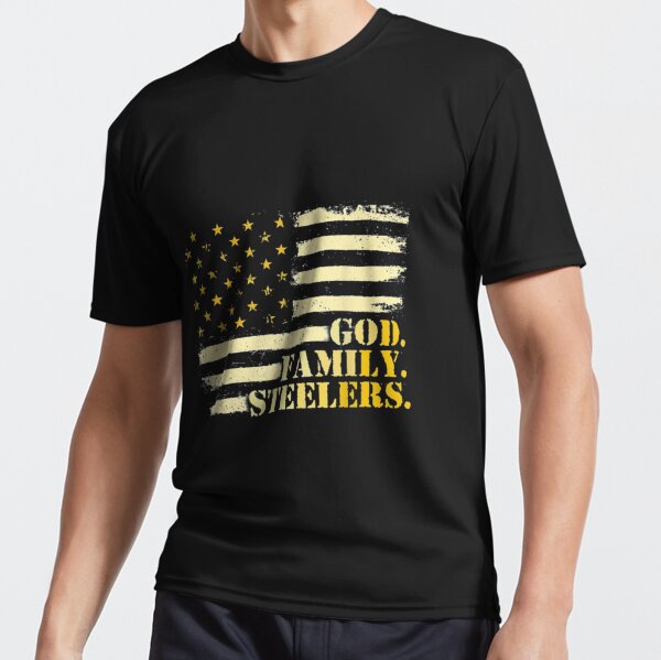 American Flag God Family Steeler Military Veteran' Men's Premium T-Shirt