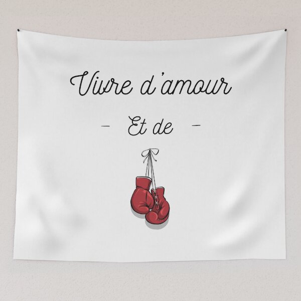 Item preview, Live on love and boxing designed and sold by Curlyhaire.