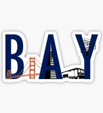 Bay Area Landmarks Sticker
