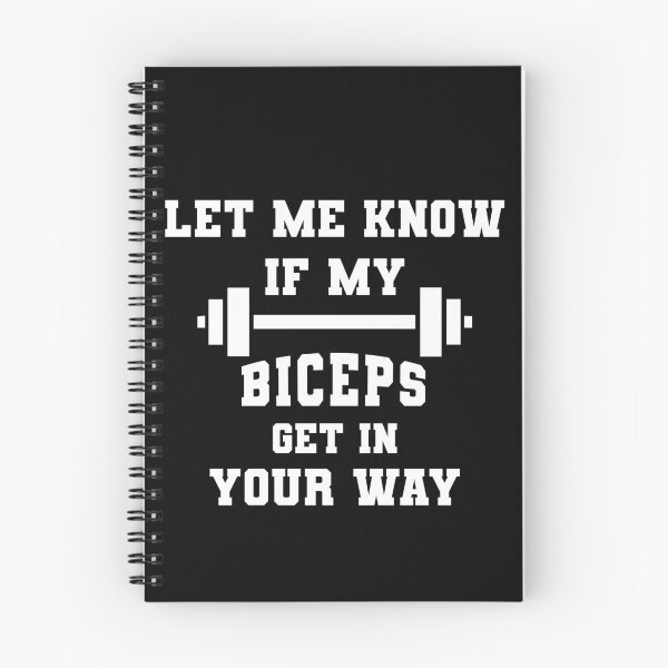 Item preview, Let Me Know If My Biceps Get In Your Way - CrossFit Workout Gym Design designed and sold by RXThread.