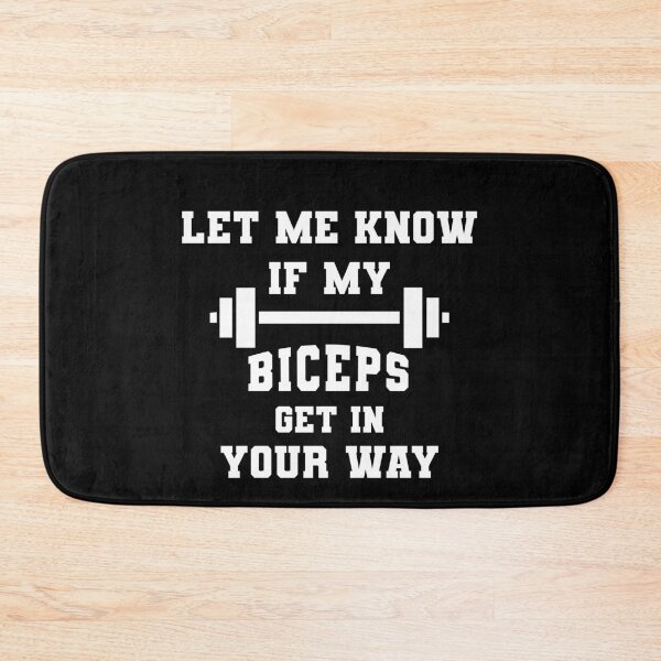 Item preview, Let Me Know If My Biceps Get In Your Way - CrossFit Workout Gym Design designed and sold by RXThread.