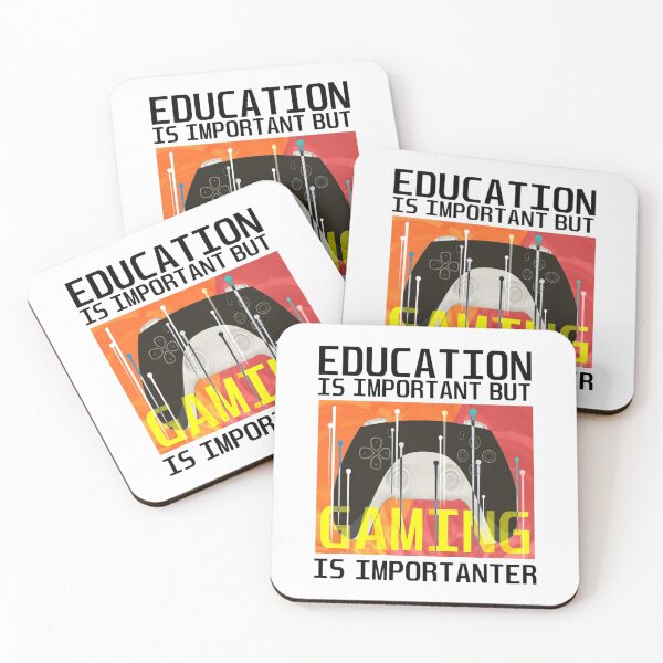 Item preview, Education is important but gaming is importanter designed and sold by aktiveaddict.