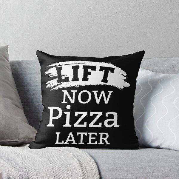 Item preview, Lift Now Pizza Later - CrossFit Workout Gym Design designed and sold by RXThread.