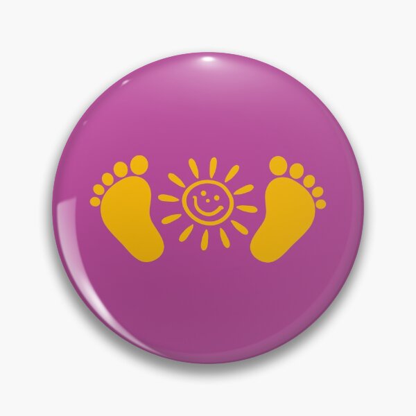 Item preview, Baby, baby feet, footprint with sun designed and sold by boom-art.