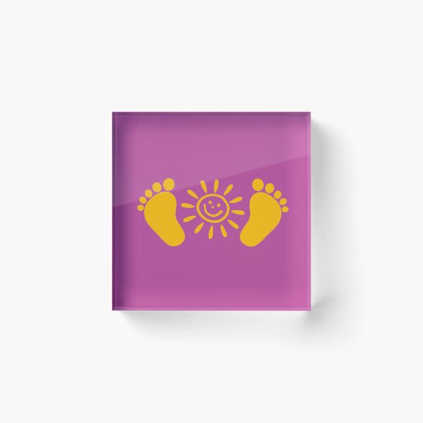Item preview, Baby, baby feet, footprint with sun designed and sold by boom-art.