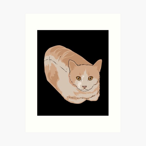 Cat Loaf Art Print