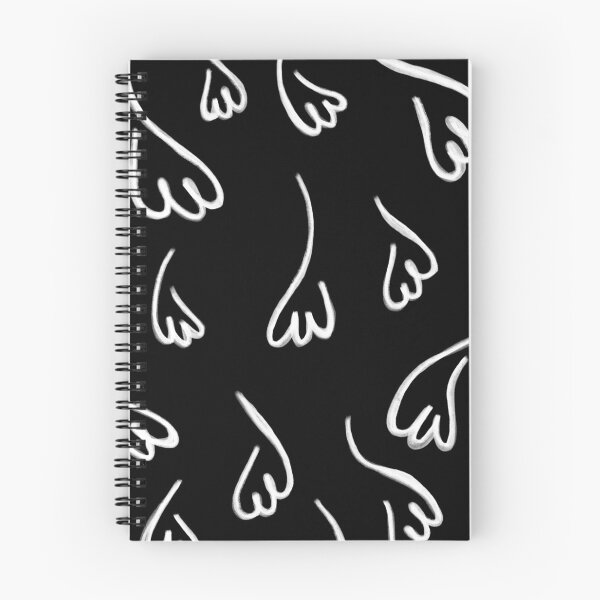 Item preview, Simple flower petals pattern white and black designed and sold by mooniya-stories.