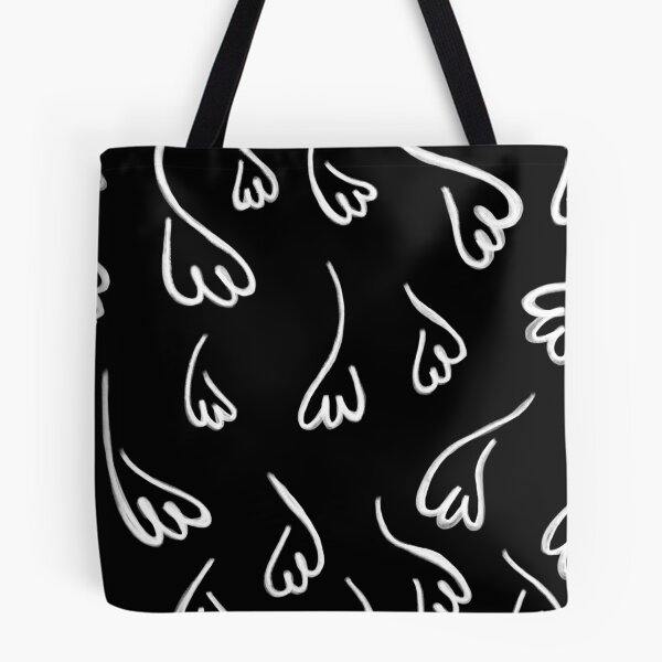 Item preview, Simple flower petals pattern white and black designed and sold by mooniya-stories.
