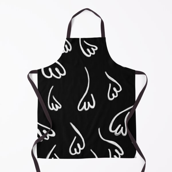 Item preview, Simple flower petals pattern white and black designed and sold by mooniya-stories.