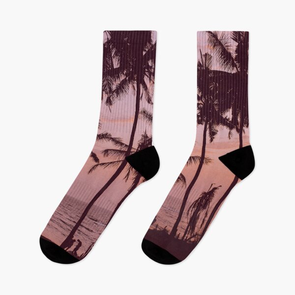 Item preview, Palm Tree Ocean Beach Silhouette Sunset designed and sold by Felicity-K.