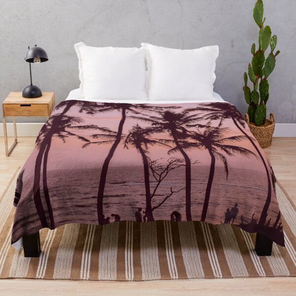 Item preview, Palm Tree Ocean Beach Silhouette Sunset designed and sold by Felicity-K.