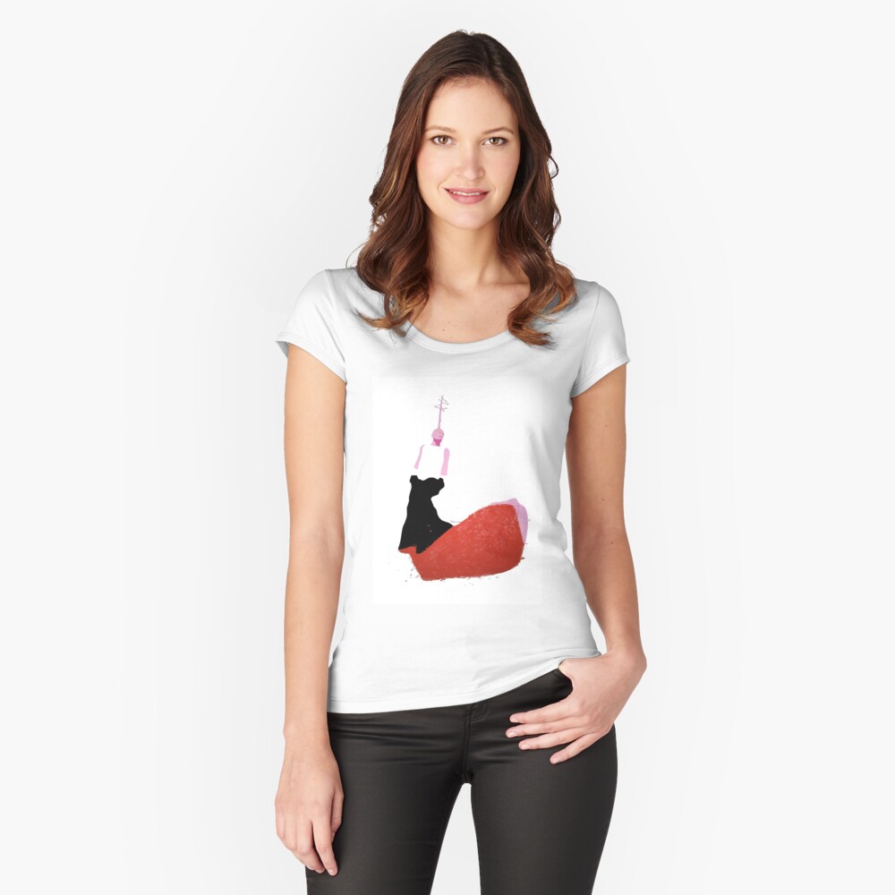 Item preview, Fitted Scoop T-Shirt designed and sold by DP-ARTDesings.