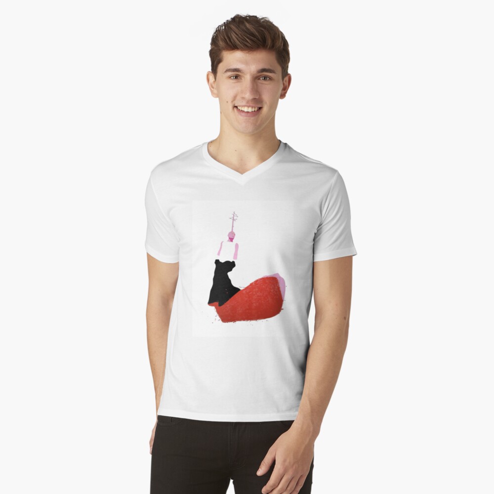 Item preview, V-Neck T-Shirt designed and sold by DP-ARTDesings.