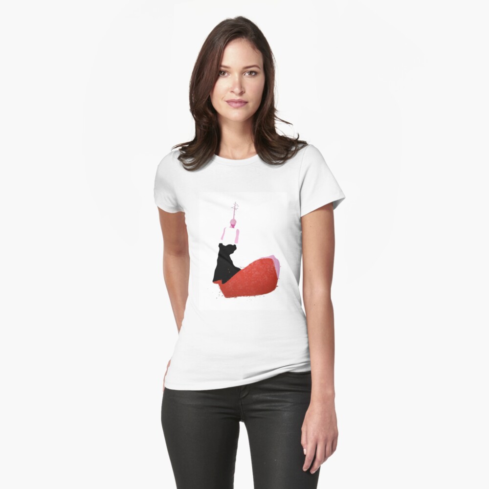 Item preview, Fitted T-Shirt designed and sold by DP-ARTDesings.