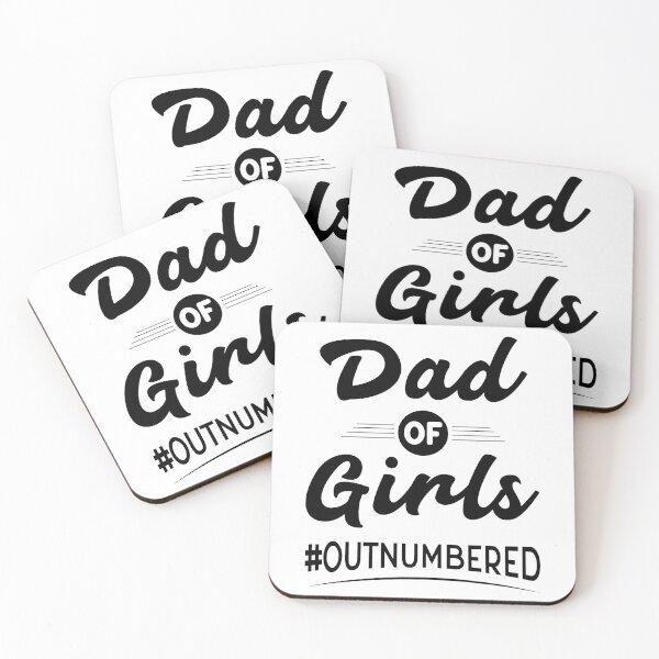 Item preview, Men Dad of Girls Outnumbered Father's Day Gift Funny designed and sold by DiogoCalheiros.