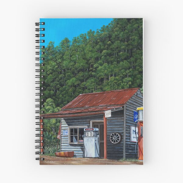 Item preview, Woods Point historic service station, Victoria, Australia designed and sold by Debra Dickson.
