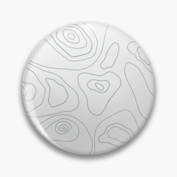 Item preview, White & Blue Topography Pattern designed and sold by StylishTayla.