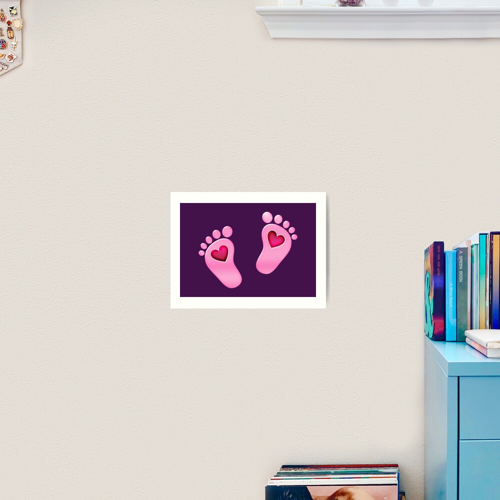 Impression Artistique Bebe Fille Pieds De Bebe Empreinte De Pas Coeurs Par Boom Art Redbubble Impression Artistique Bebe Fille Pieds De Bebe Empreinte De Pas Coeurs Par Boom Art Redbubble
