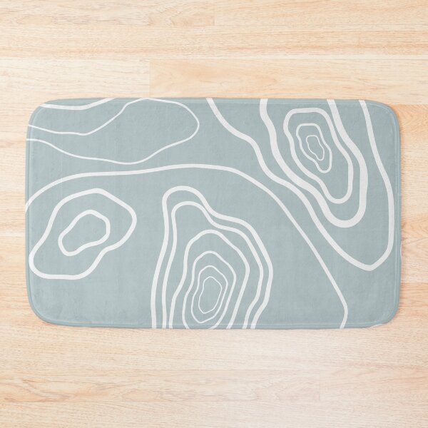 Item preview, Blue & White Topography Pattern designed and sold by StylishTayla.