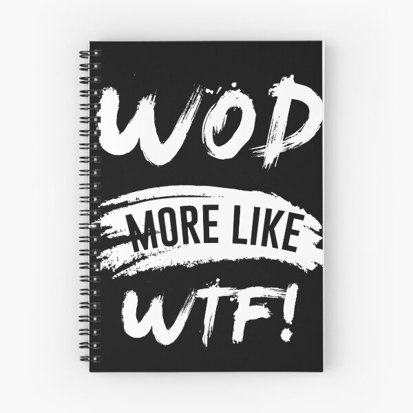 Item preview, WOD More Like WTF - CrossFit Workout Gym Design designed and sold by RXThread.