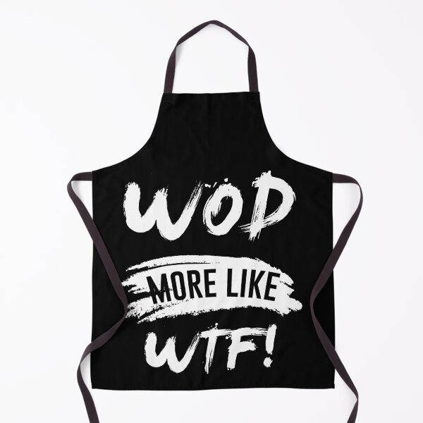 Item preview, WOD More Like WTF - CrossFit Workout Gym Design designed and sold by RXThread.